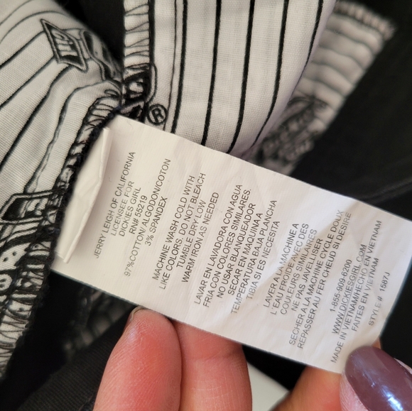 NWOT Dickies Girl Black Bermuda Shorts Uniform Size 11/30‎ - Picture 6 of 7